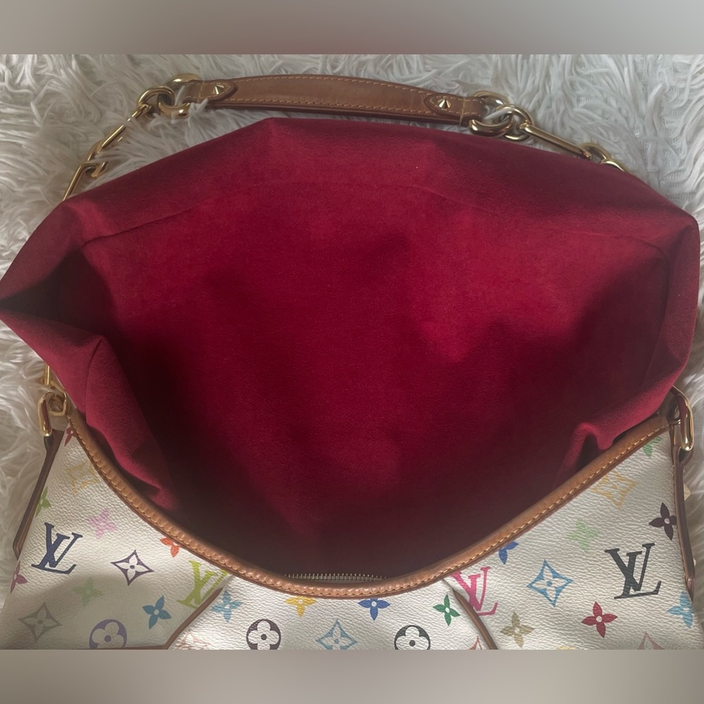 🏆LV Takashi Murakami Chrissie MM multicolor bag, Brass chain straps Limited Edt - Picture 11 of 14